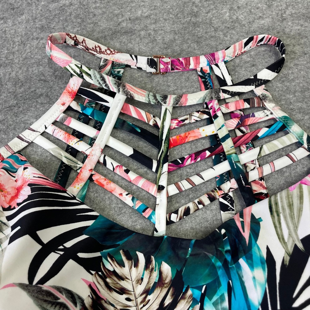 Lot of 2 Leilani Plus Raisins Curve Tankini Tops Size 24W Floral Geometric NWT - Picture 11 of 16